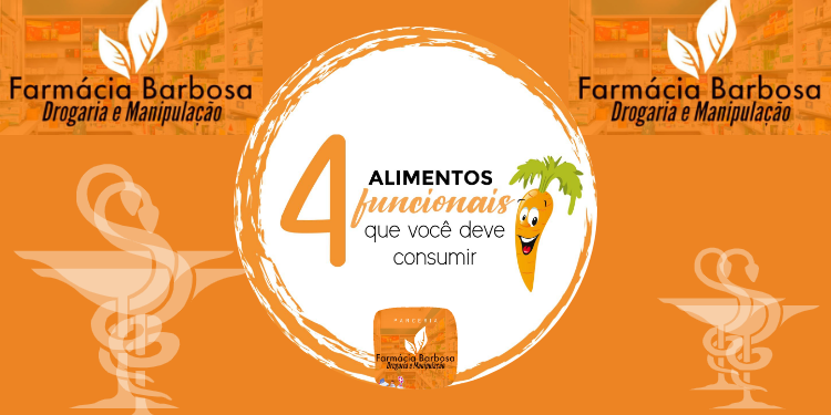 Alimentos funcionais que você deve consumir.