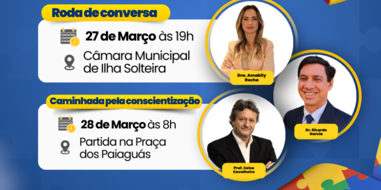 Evento “Autismo e Sociedade” promove roda de conversa e caminhada de conscientização
