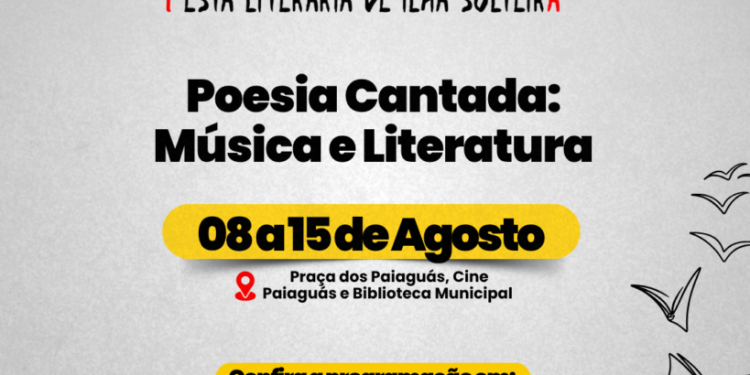 8ª FLIS celebra a união entre música e literatura com programação gratuita em Ilha Solteira