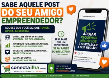 Apoiar o comércio local fortalece toda a cidade.