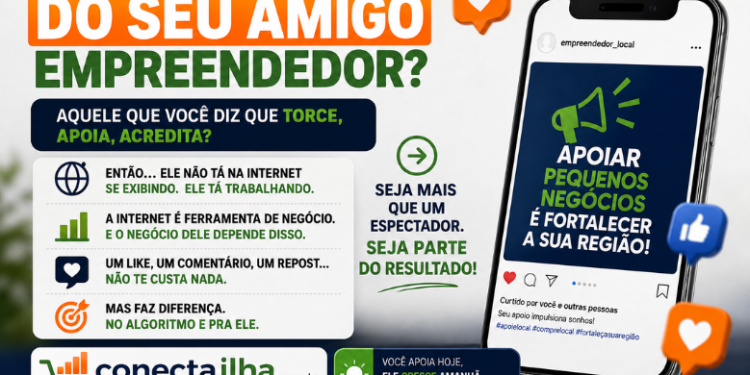 Apoiar o comércio local fortalece toda a cidade.
