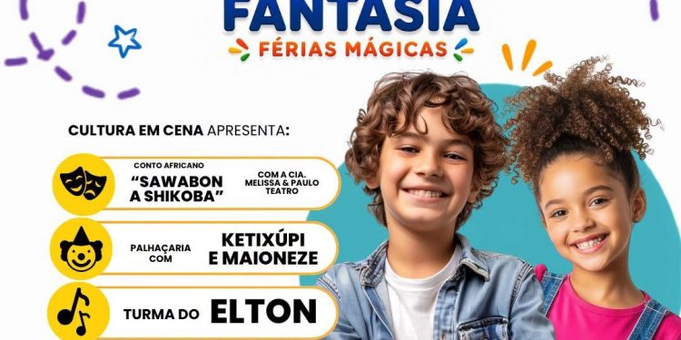 Ilha da Fantasia reúne atrações para crianças e oferece transporte gratuito neste domingo