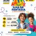 Ilha da Fantasia reúne atrações para crianças e oferece transporte gratuito neste domingo