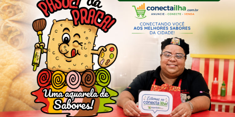 Pastel da Praça agora faz parte do Conecta Ilha!