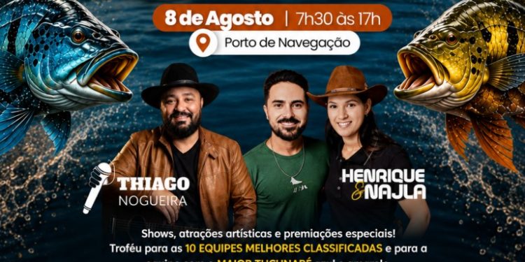 Festa do Pescador 2026 terá torneio de pesca esportiva, shows e sorteio de prêmios em Ilha Solteira